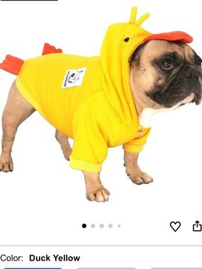 Ichoue Duck Yellow Dog Hoodie